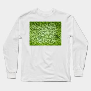 Leaf cells under the microscope Long Sleeve T-Shirt